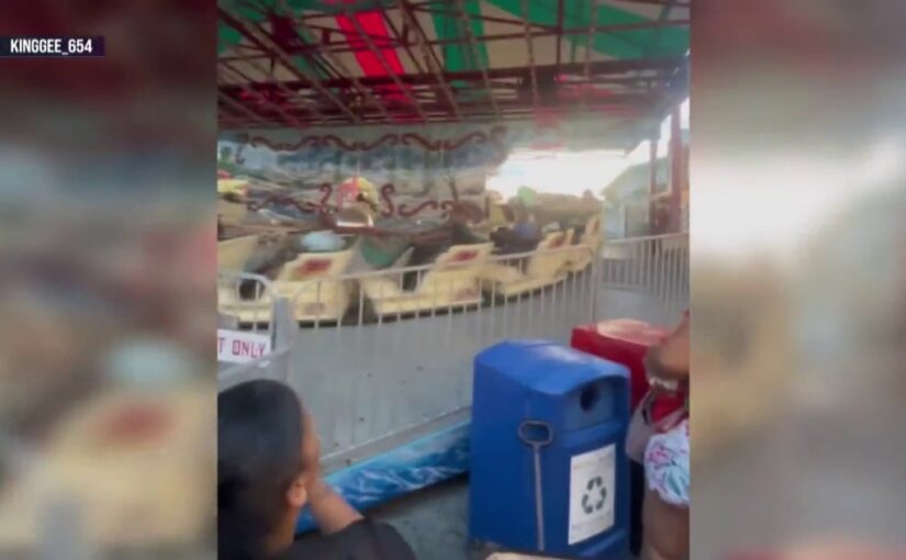 Amusement park ride fails to stop in Rye, New York