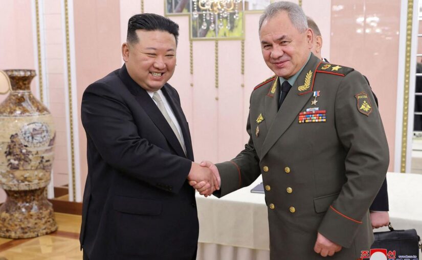 ‘Desperate’ Russian defence minister in North Korea to buy weapons, says Anthony Blinken
