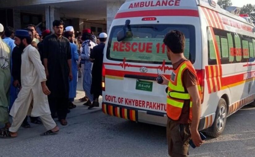 Bomb at political rally in northwest Pakistan kills at least 44 people and wounds nearly 200