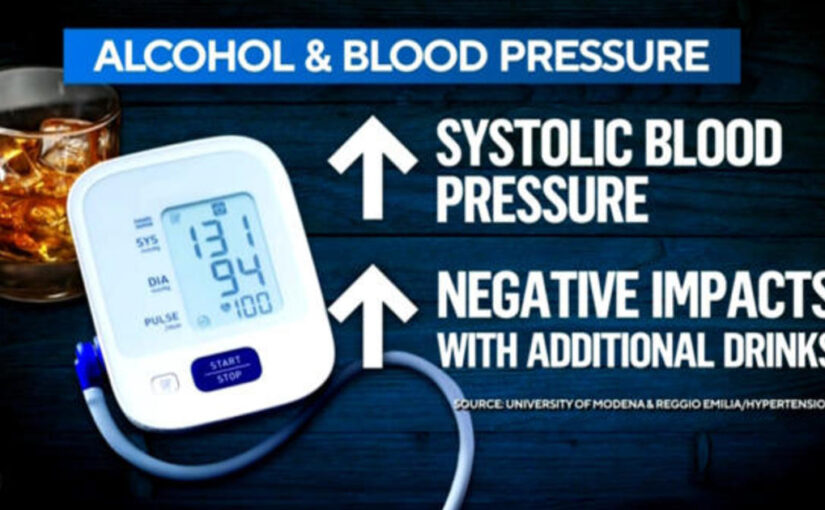 1 alcoholic drink a day could affect blood pressure, study finds