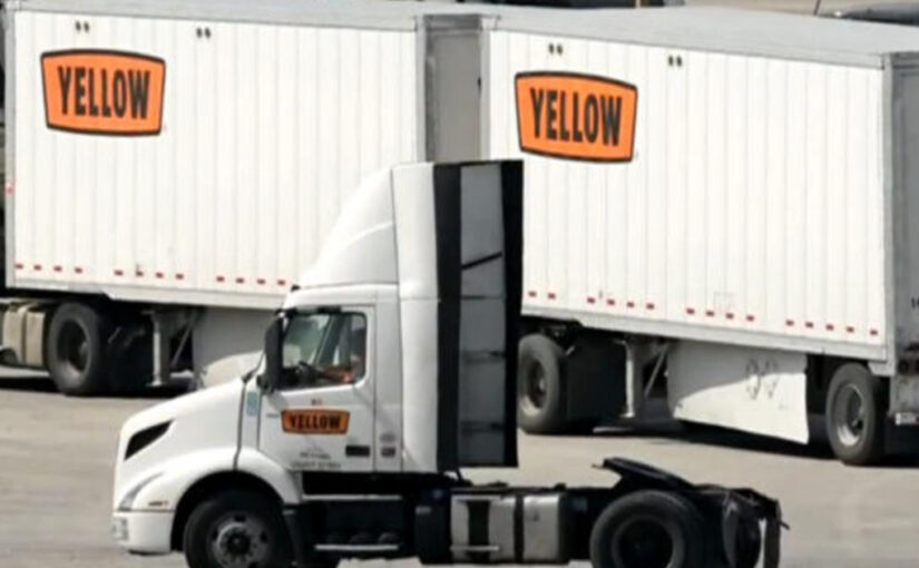 Yellow trucking company that got $700 million pandemic bailout files for bankruptcy
