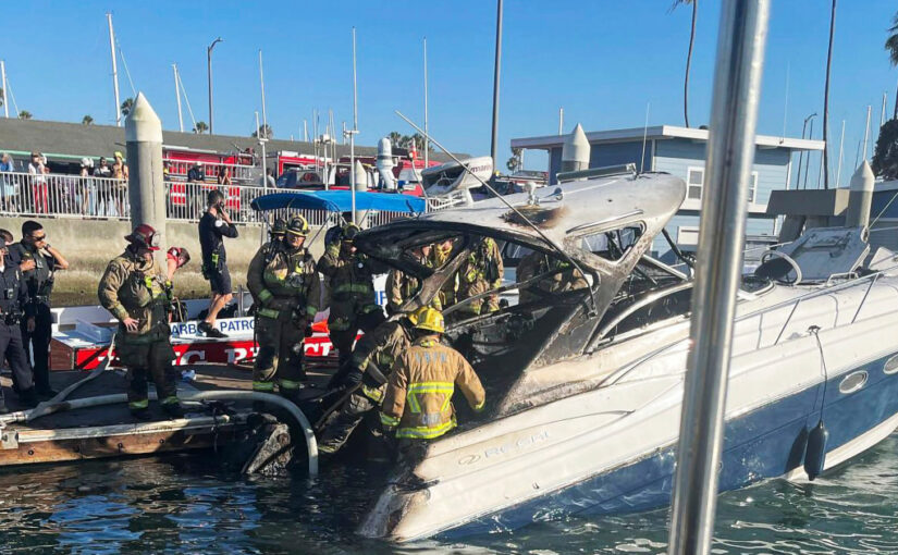 2 killed, 3 hurt after pleasure boat catches fire and explodes in California