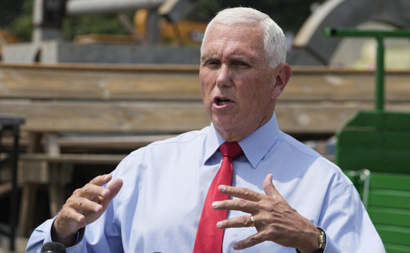 Pence says he’s now met the polling and donor qualifications for the first Republican debate