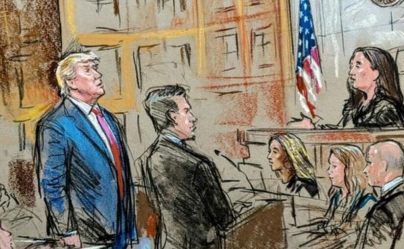 Federal judges were in gallery for 3rd Trump arraignment