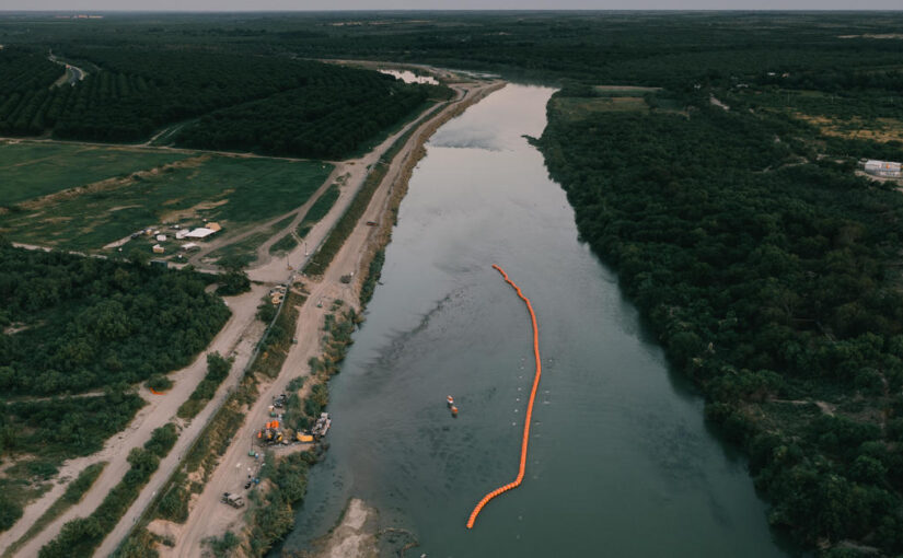 Body found at buoy barrier Texas set up on Rio Grande, Mexico says