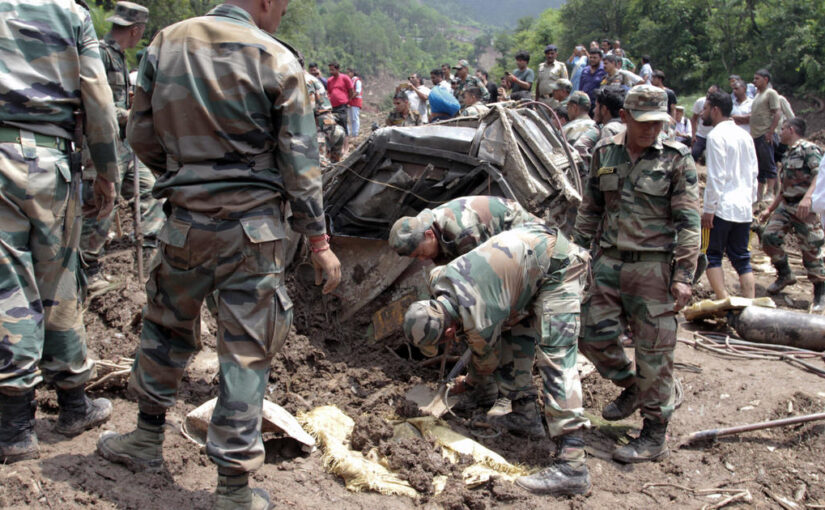 3 killed by landslides at base camp of a Hindu temple in northern India; 17 others still missing