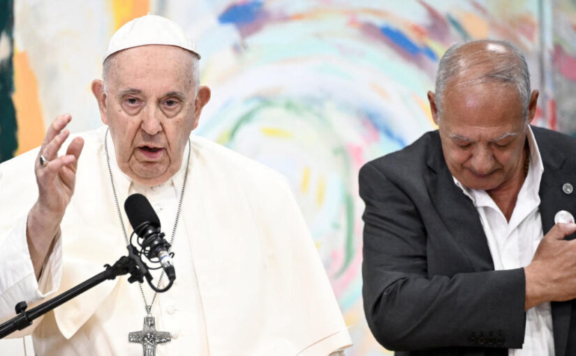Pope Francis starts Catholic Church’s “World Youth Day” summit by meeting sexual abuse survivors